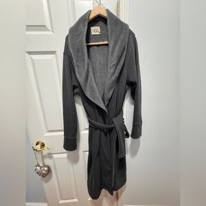UGG duffield 11 gray colored plush fleece bathrobe size 2X